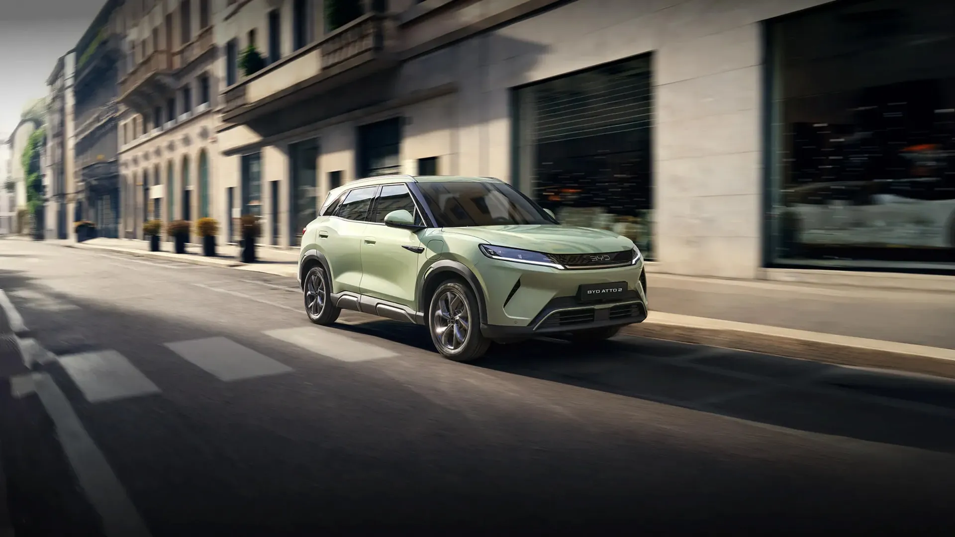 BYD Atto 2 thiết kế ngoại thất mặt trước