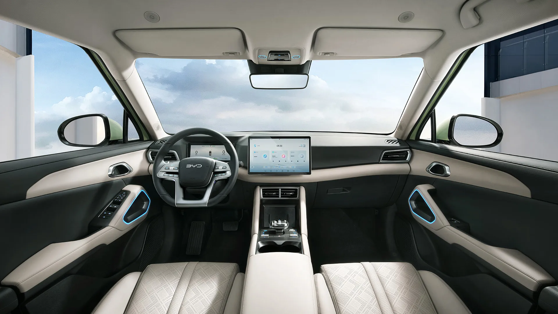 BYD Atto 2 nội thất cabin tổng thể