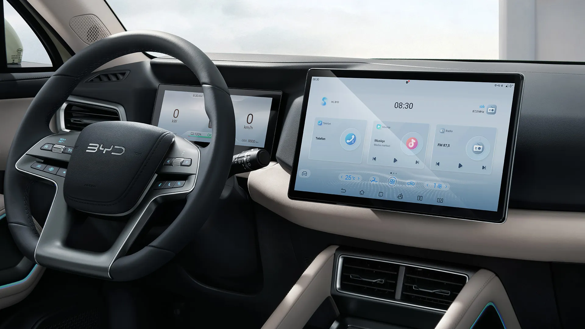 BYD Atto 2 màn hình cảm ứng 15.6 inch